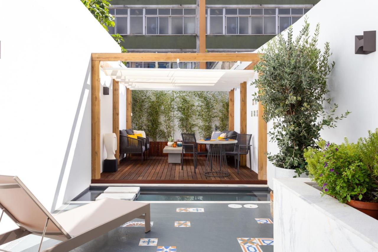Stupendo- Two Rooms, Patio With Refreshing Pond-Center-Air Conditioning-Free Park Lisboa Kültér fotó