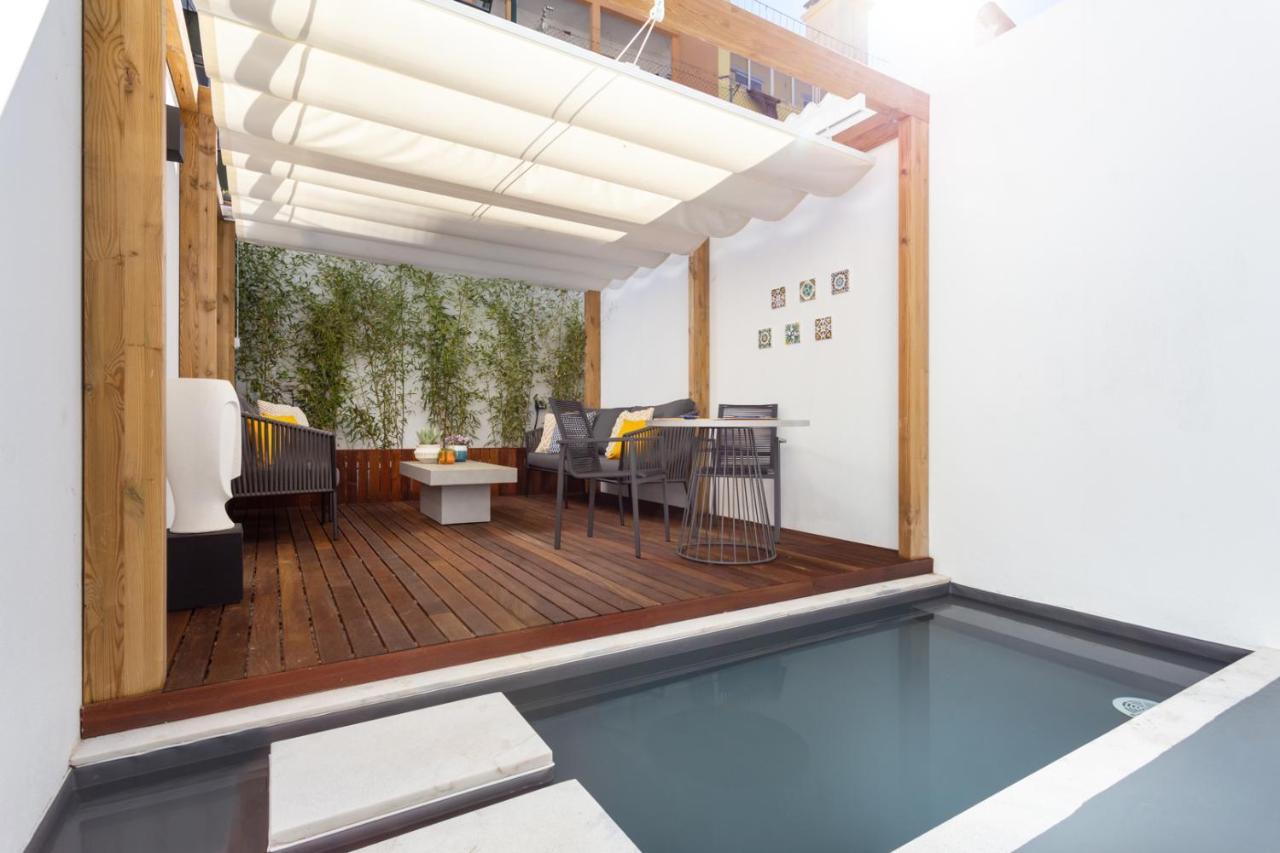 Stupendo- Two Rooms, Patio With Refreshing Pond-Center-Air Conditioning-Free Park Lisboa Kültér fotó